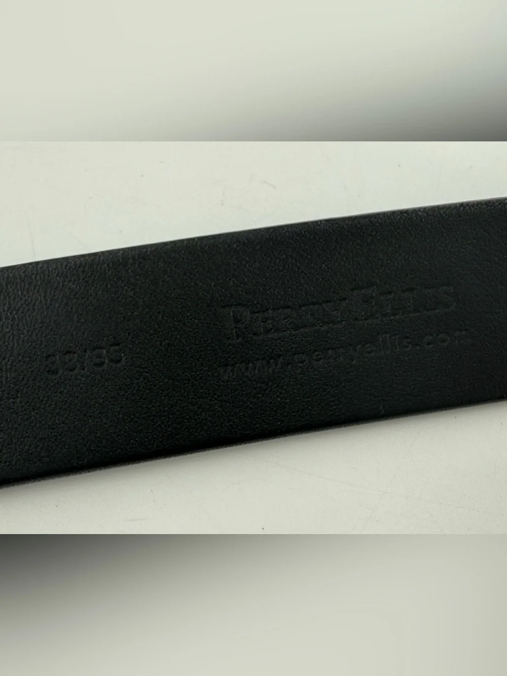 Perry Ellis Leather Belt‎ Black 38